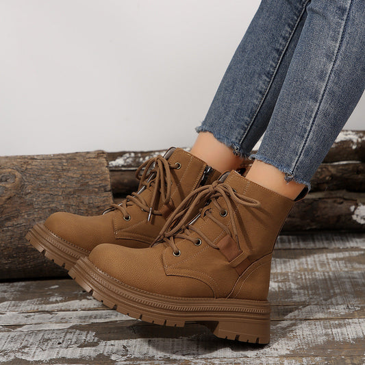 SAFIRA | Botines finos con cordones