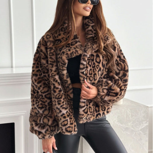 LEONIE | Leopard Short Coat