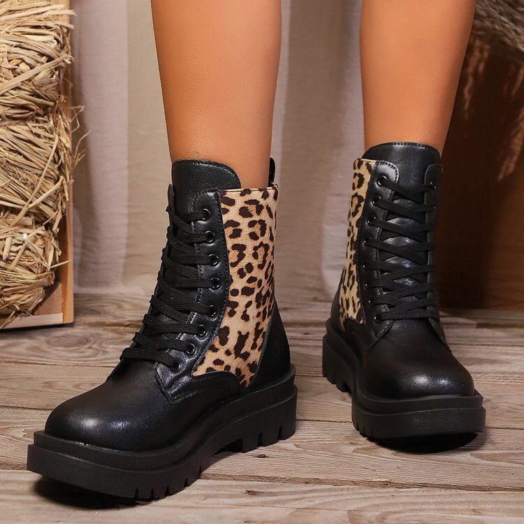 MAYA | Leopard Martin Boots
