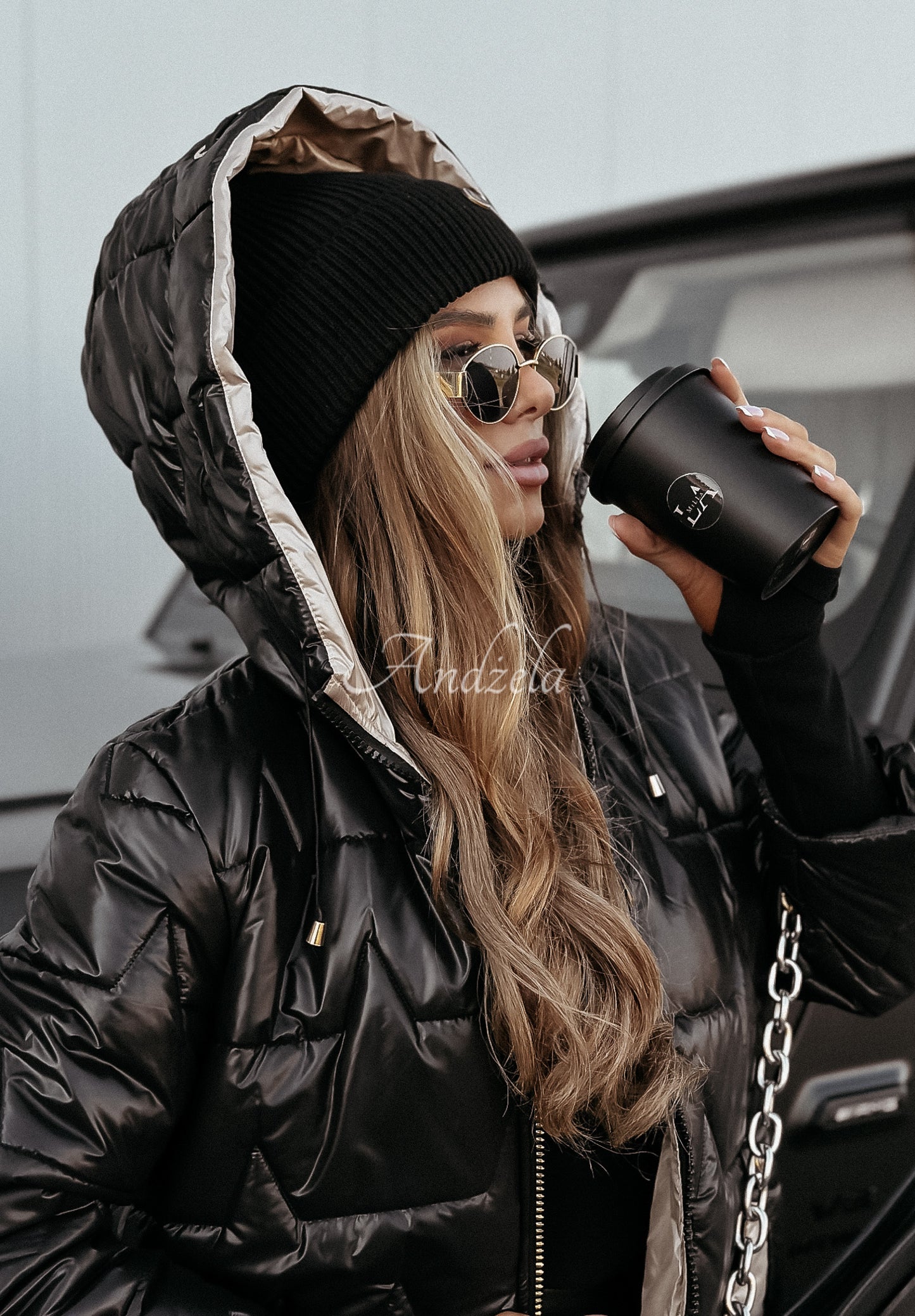 CHARLOTTE | Chaqueta de plumas Winter Elegance