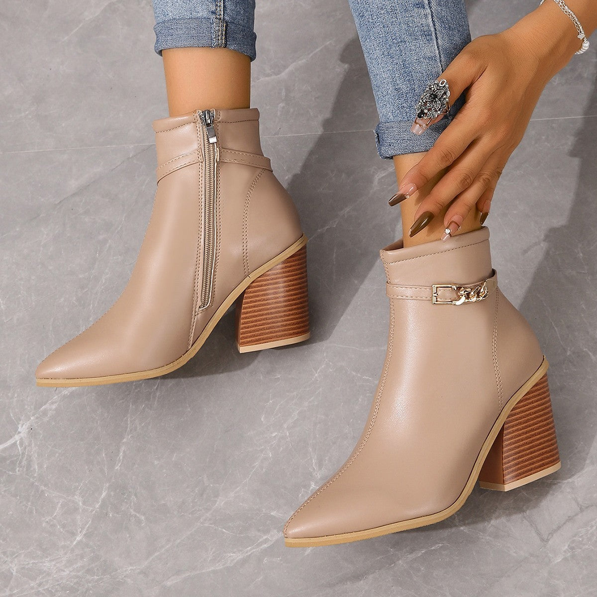 SELENA | Stylish High Boots