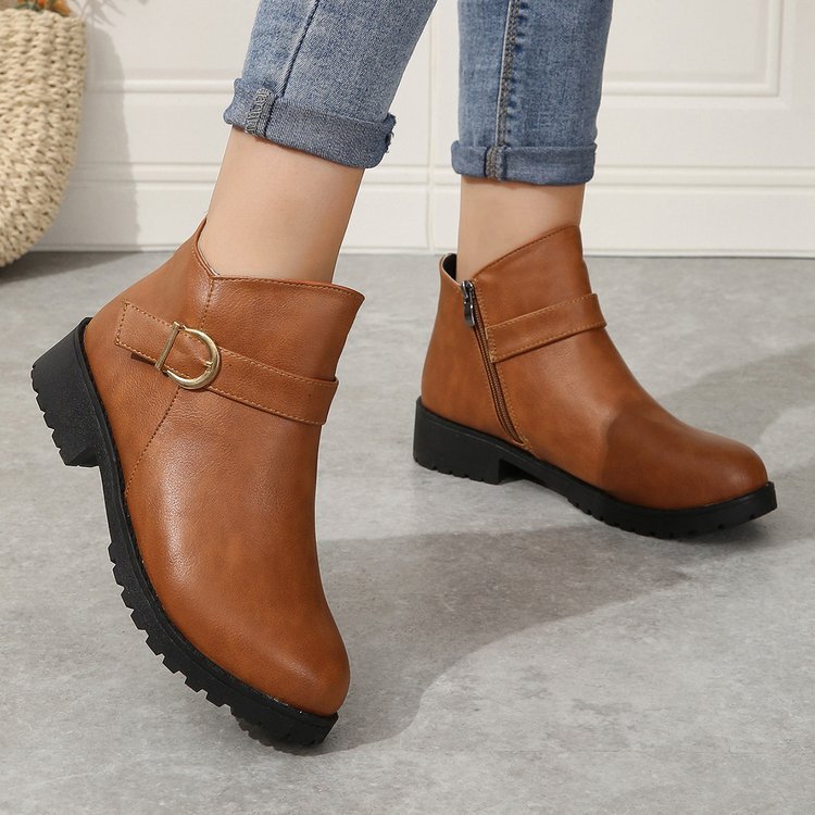 DORA | Short Leather Boots