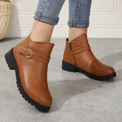 DORA | Short Leather Boots
