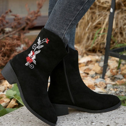 CAMILA | Elegant Embroidered Boots