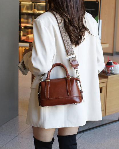ÉLIXIA | Leather Boston Bag