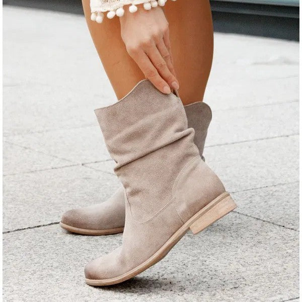 STELLA | Chic Low Heel Ankle Boots 