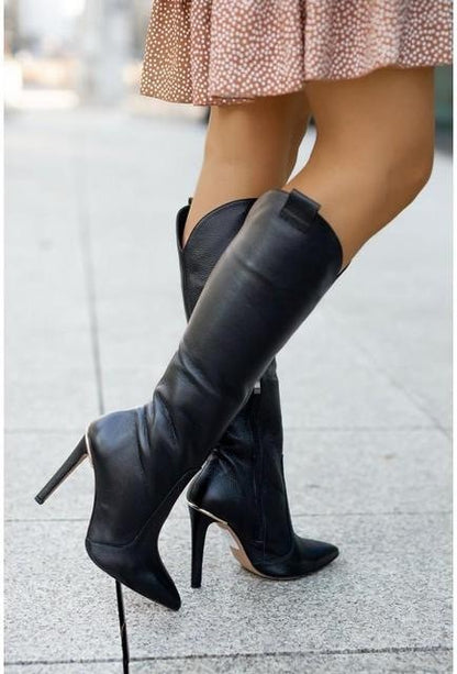 NOELIA | Botas de gamuza glamurosa