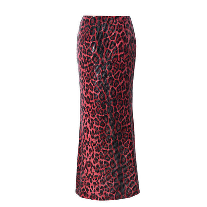 MAUD | Glamour Leopard Skirt