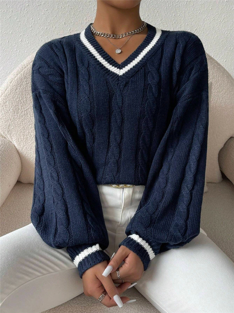 IRIS | Elegant V-Neck Sweater