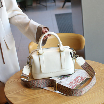 ÉLIXIA | Leather Boston Bag