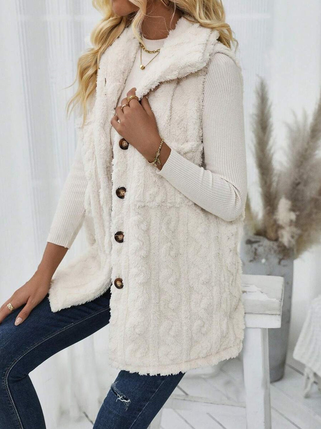 PAULINE | Chic Double-Face Cardigan