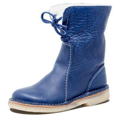 CHILA | Botas de piel y felpa