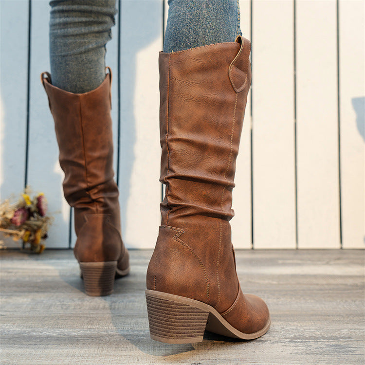 NINA | Elegant High Heel Ankle Boots 