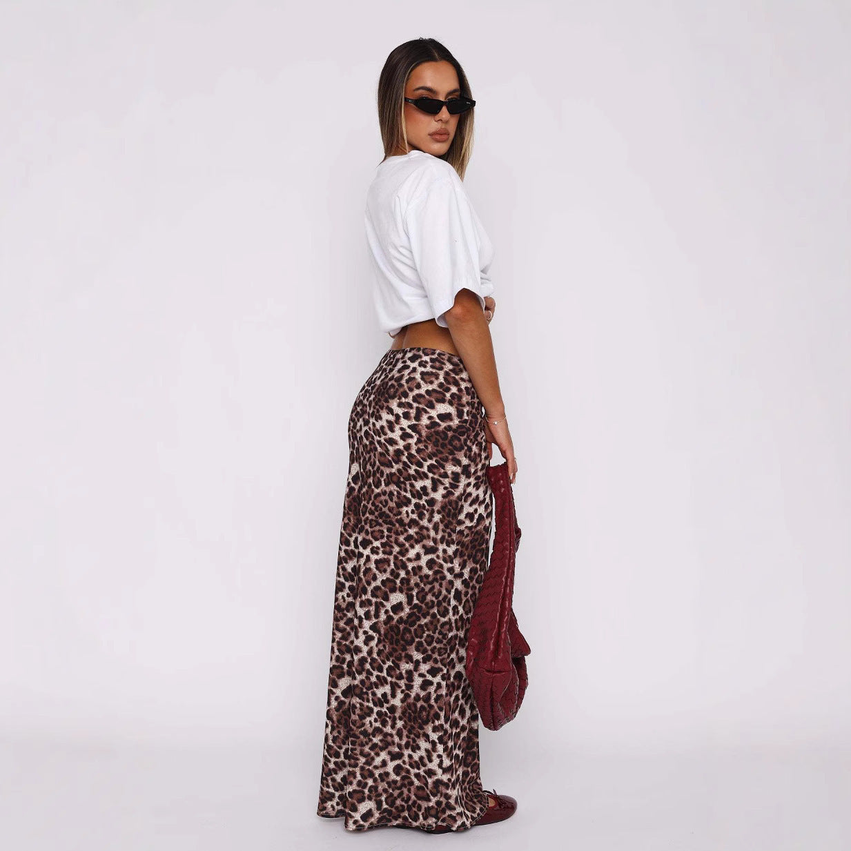 MIRANDA | Leopard Sheath Skirt