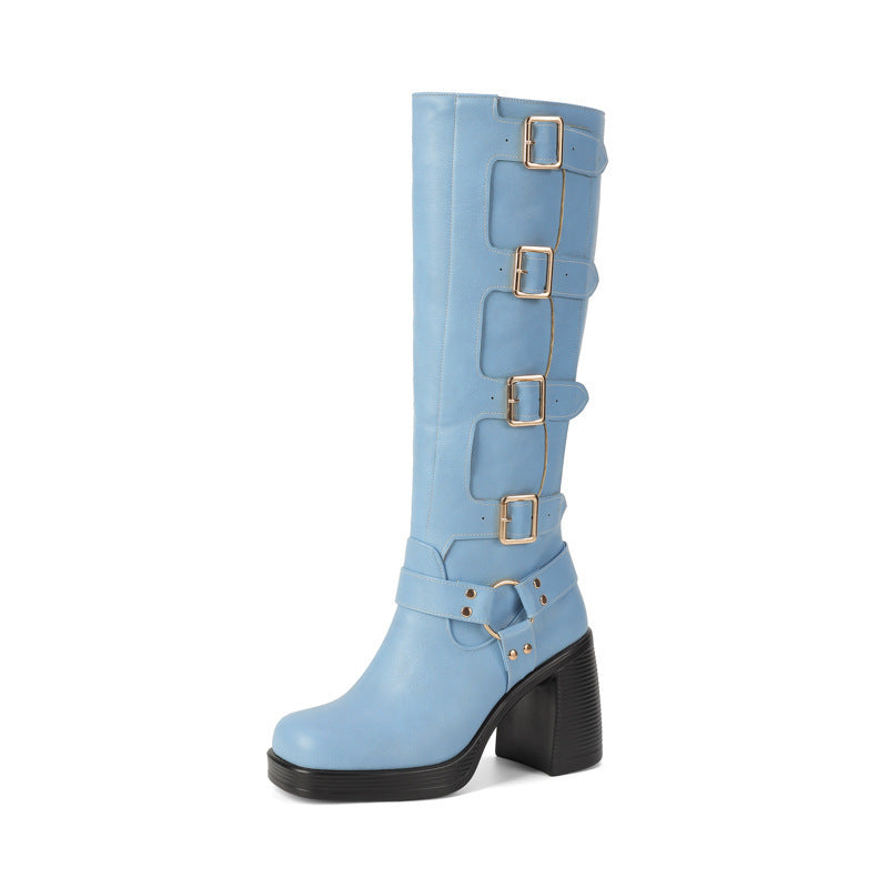 DIANA | Martin High Heel Ankle Boots