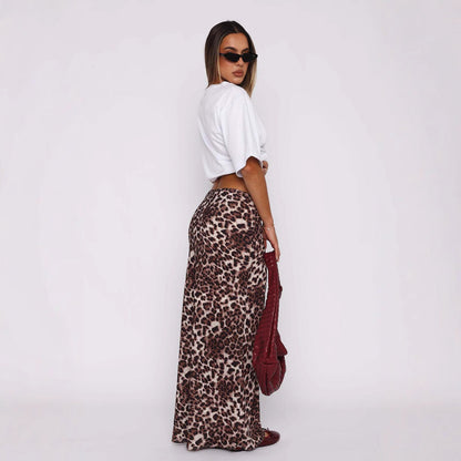 MIRANDA | Leopard Sheath Skirt