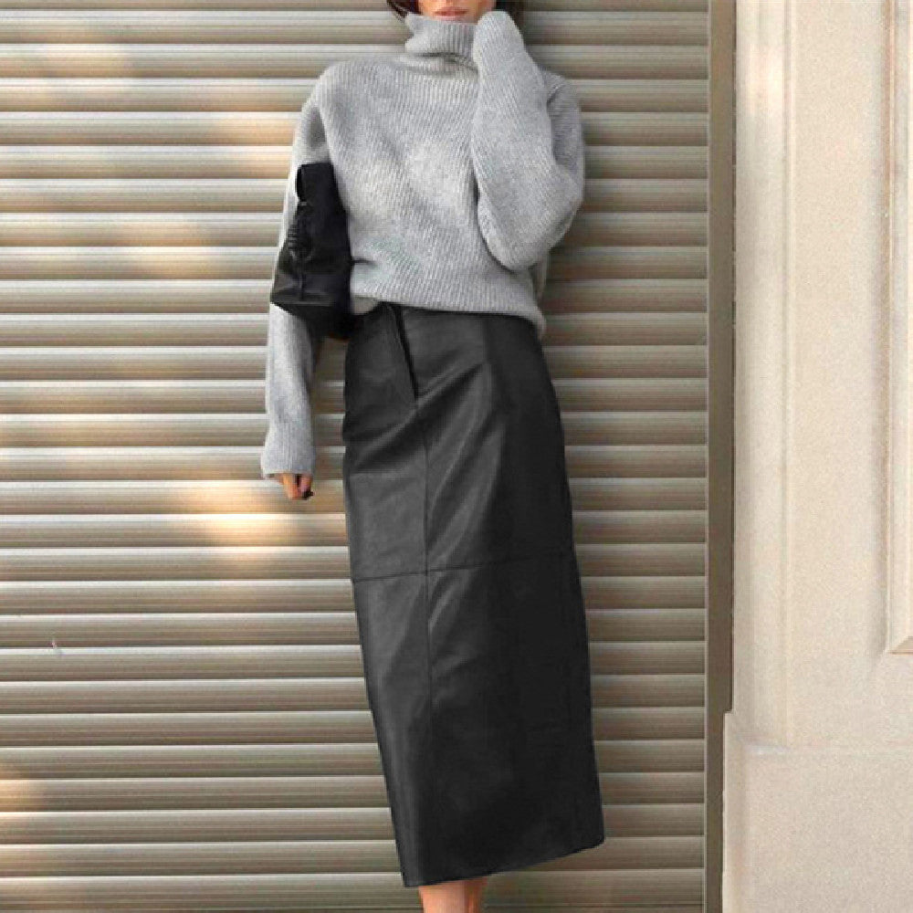AUDREY | Parisian Elegance Straight Skirt 