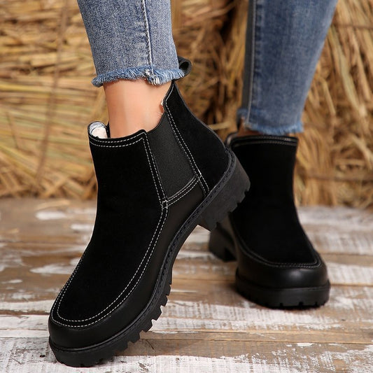 VISTA | Short Flat Heel Ankle Boots 