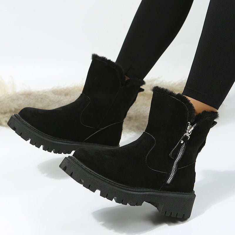 CHILI | Fur-lined Suede Boots
