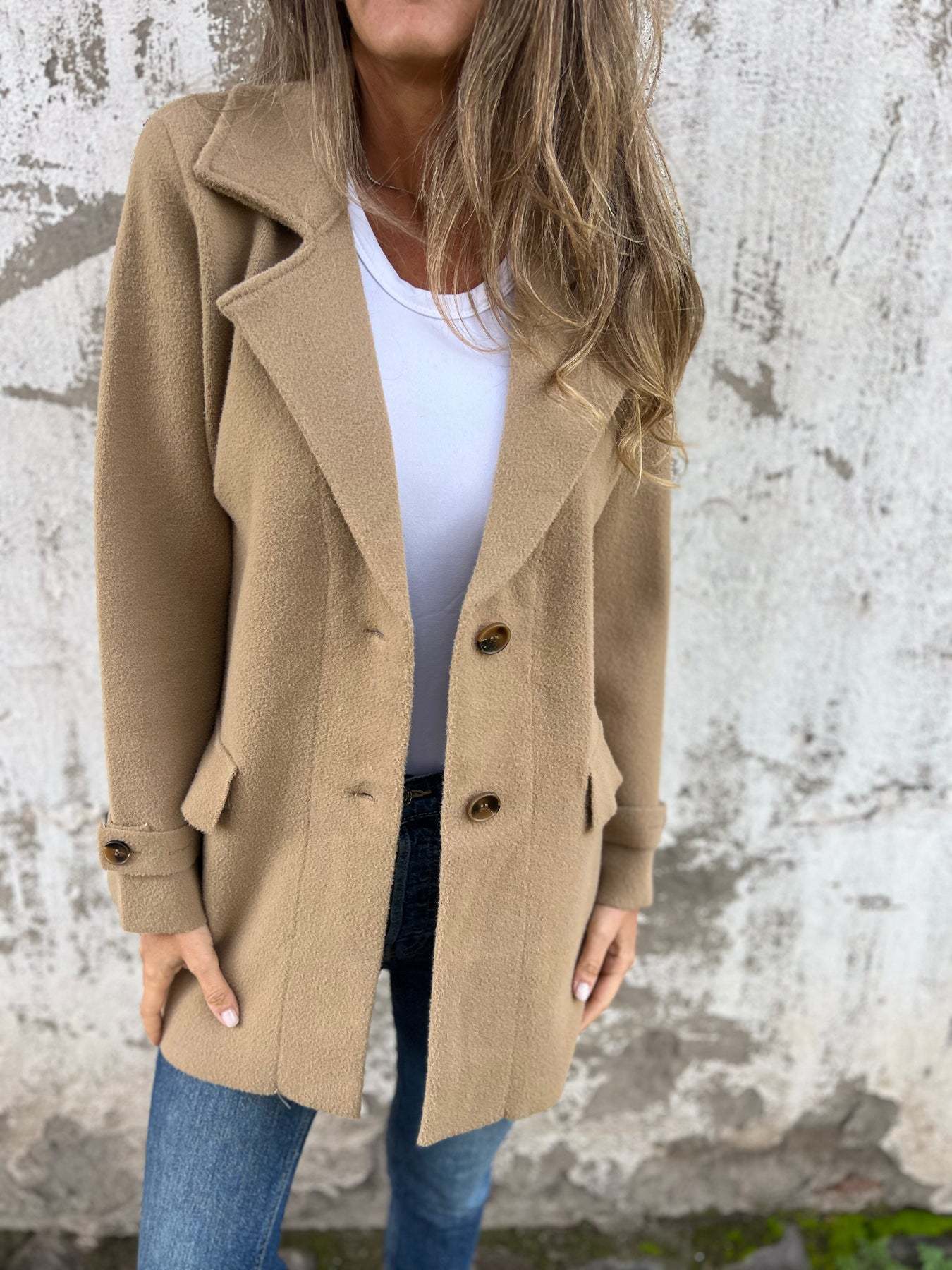 SELENE | Long Wool Coat