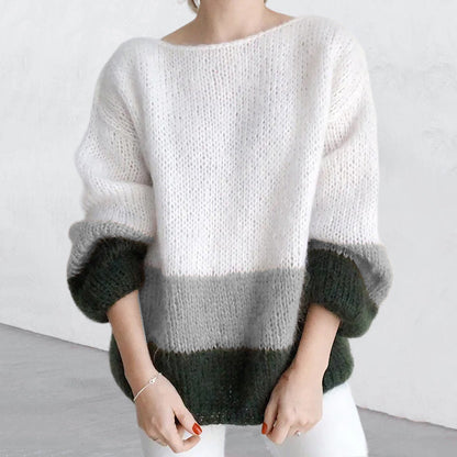 ELORA | Knitted Sweater With Fur