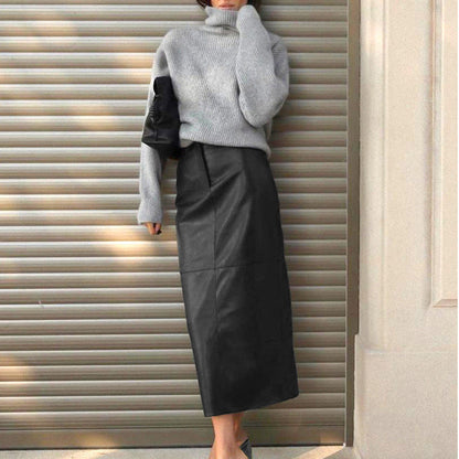 AUDREY | Parisian Elegance Straight Skirt 