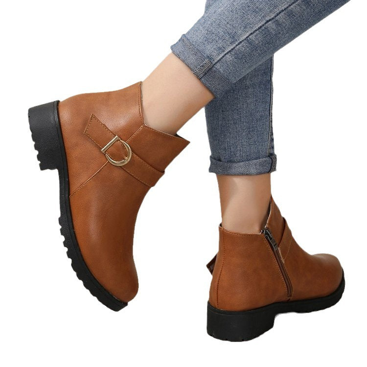 DORA | Short Leather Boots