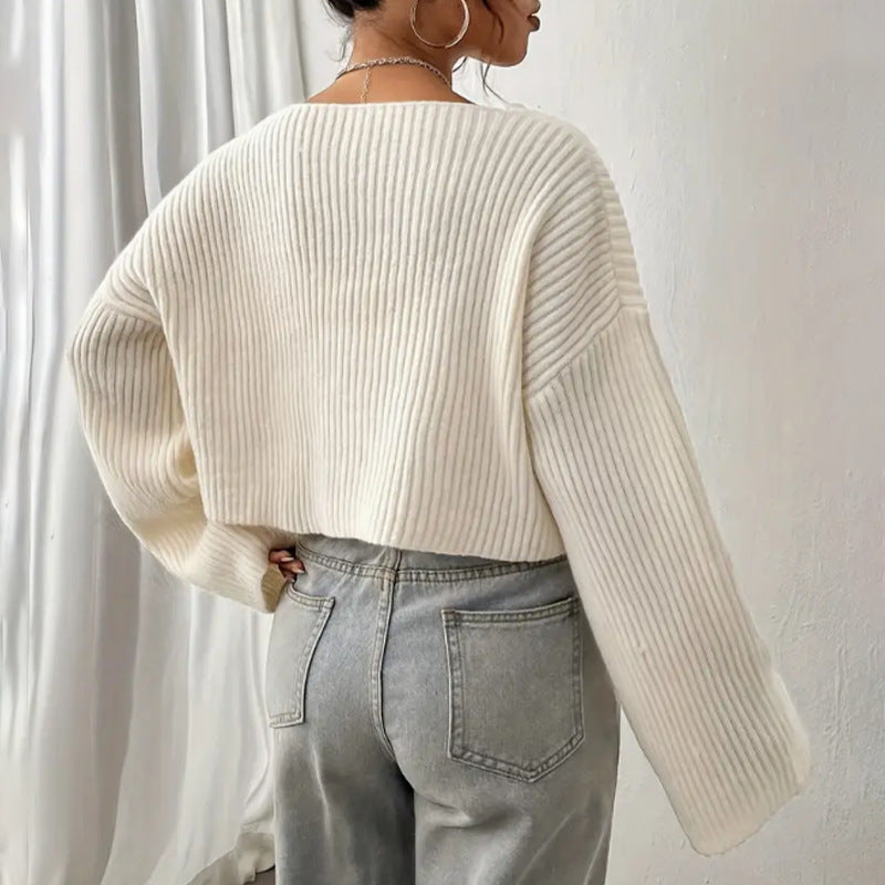 NIA | Loose Short Sweater