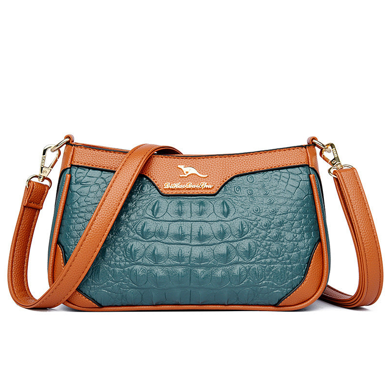 LILIANE | Crocodile Pattern Leather Bag