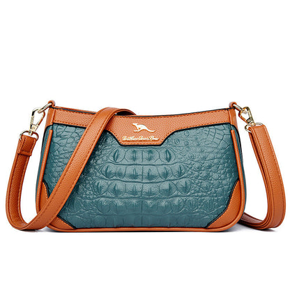 LILIANE | Crocodile Pattern Leather Bag