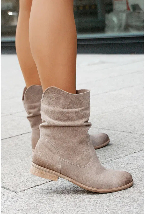 STELLA | Chic Low Heel Ankle Boots 