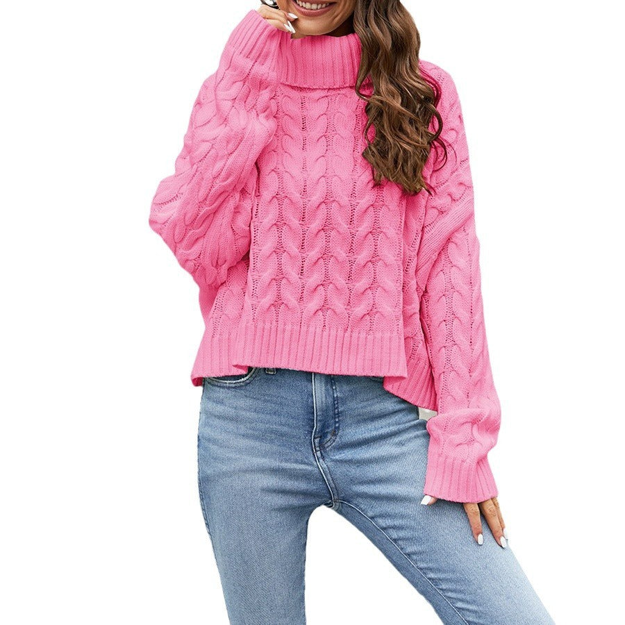 ELLA | Floral High Neck Sweater