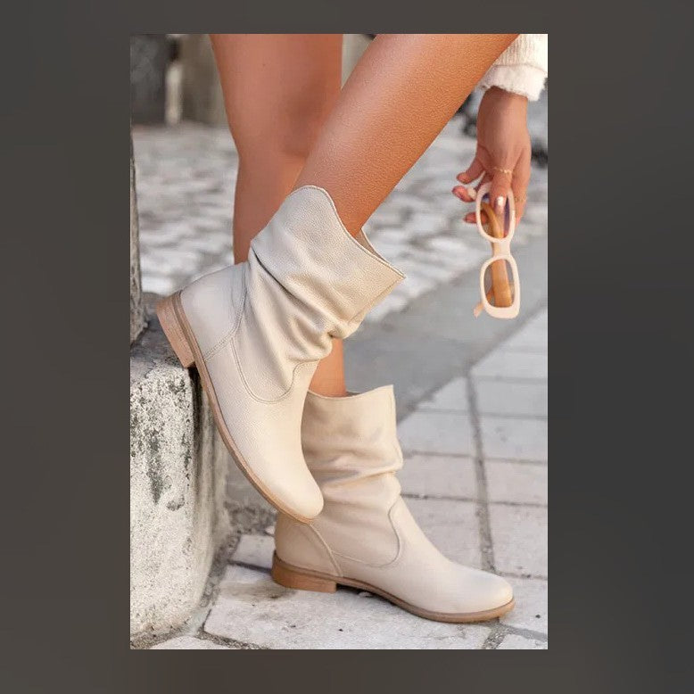 STELLA | Chic Low Heel Ankle Boots 