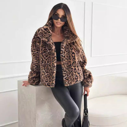 LEONIE | Leopard Short Coat