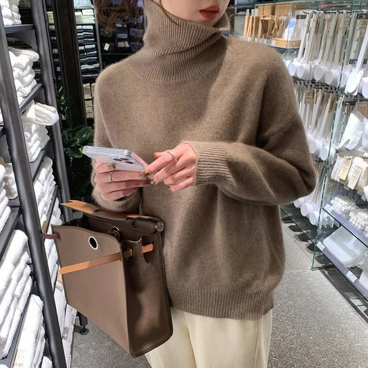 RINA | Pull En Cachemire A Col Montant