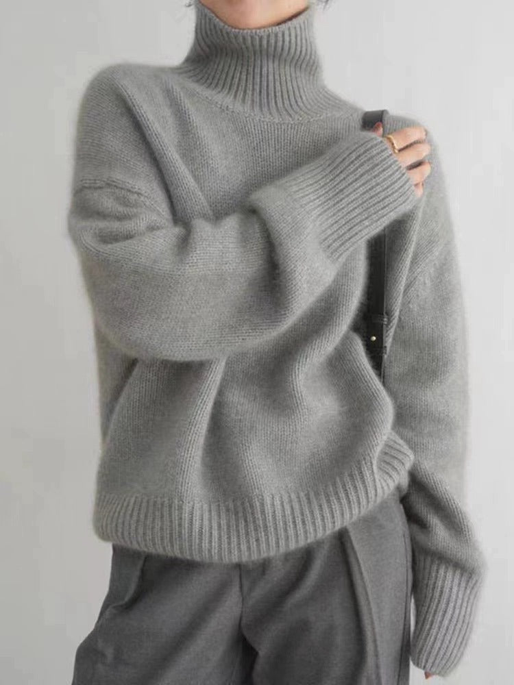 RINA | Cashmere Sweater with High Neck
