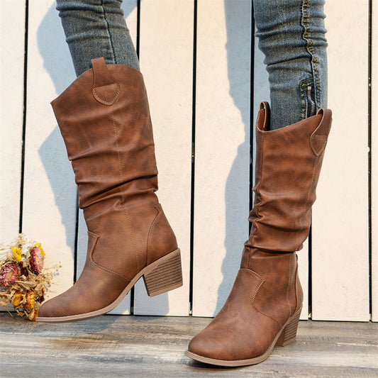 NINA | Elegant High Heel Ankle Boots 