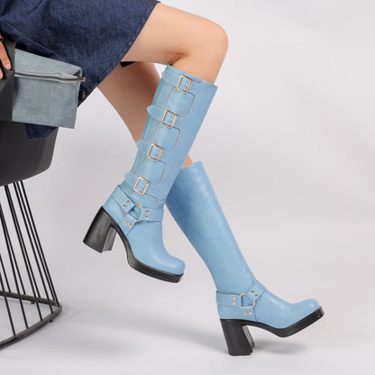 DIANA | Martin High Heel Ankle Boots
