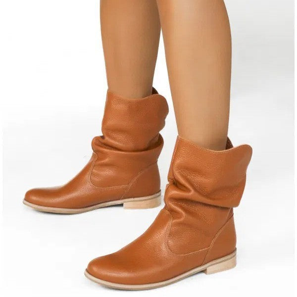 STELLA | Chic Low Heel Ankle Boots 