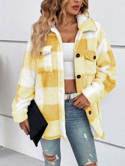 EMMA | Veste Thermique A Motif Plaid