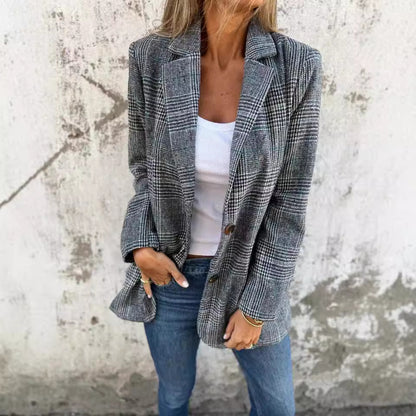 SOPHIE | Casual Houndstooth Jacket