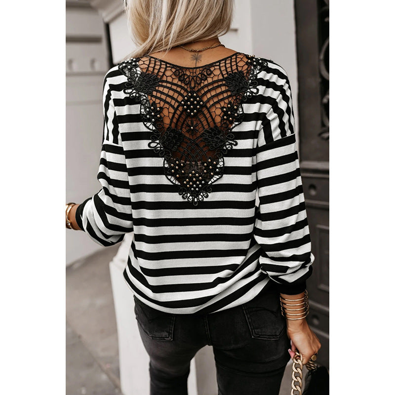 SAVINA | Striped Knitted Sweater 