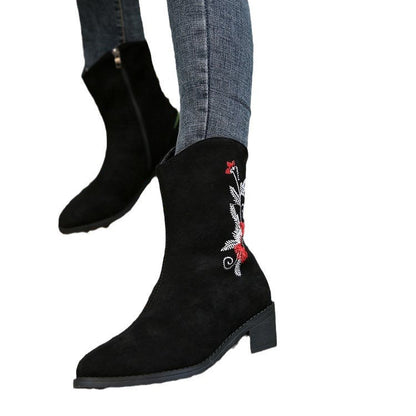 CAMILA | Elegant Embroidered Boots