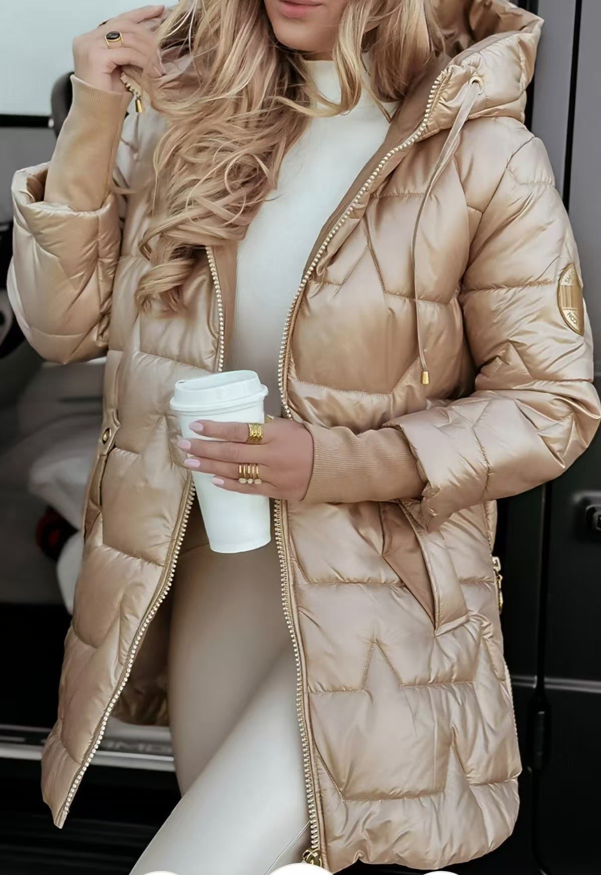 CHARLOTTE | Chaqueta de plumas Winter Elegance