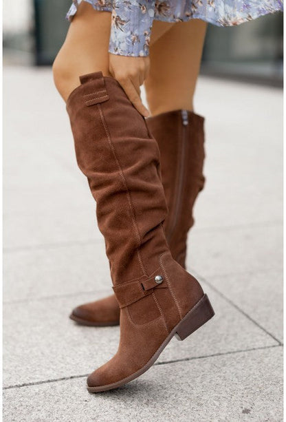 ELZA | Botas altas de ante