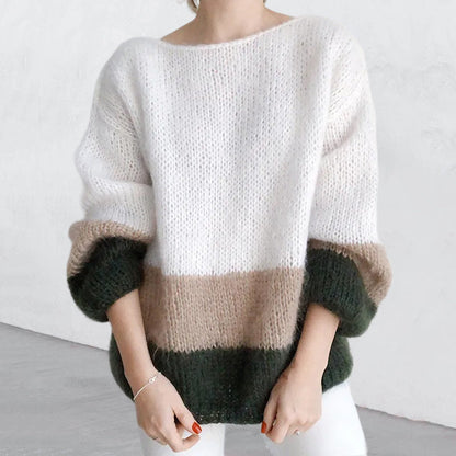 ELORA | Knitted Sweater With Fur