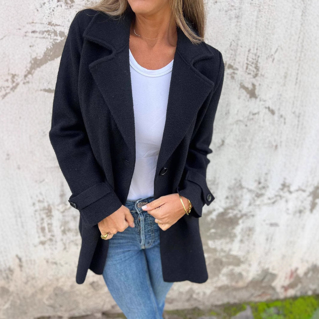 SELENE | Long Wool Coat