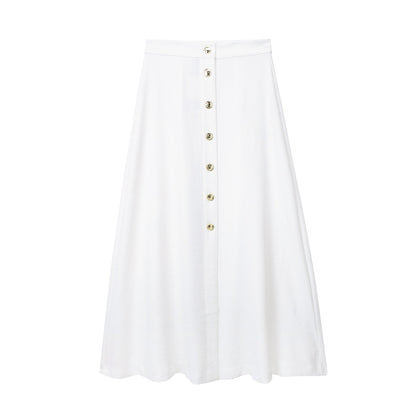 NATHALIE | Elegant Golden Skirt 