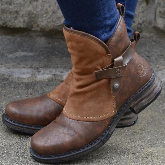 CARA | Elegant Low Heel Ankle Boots
