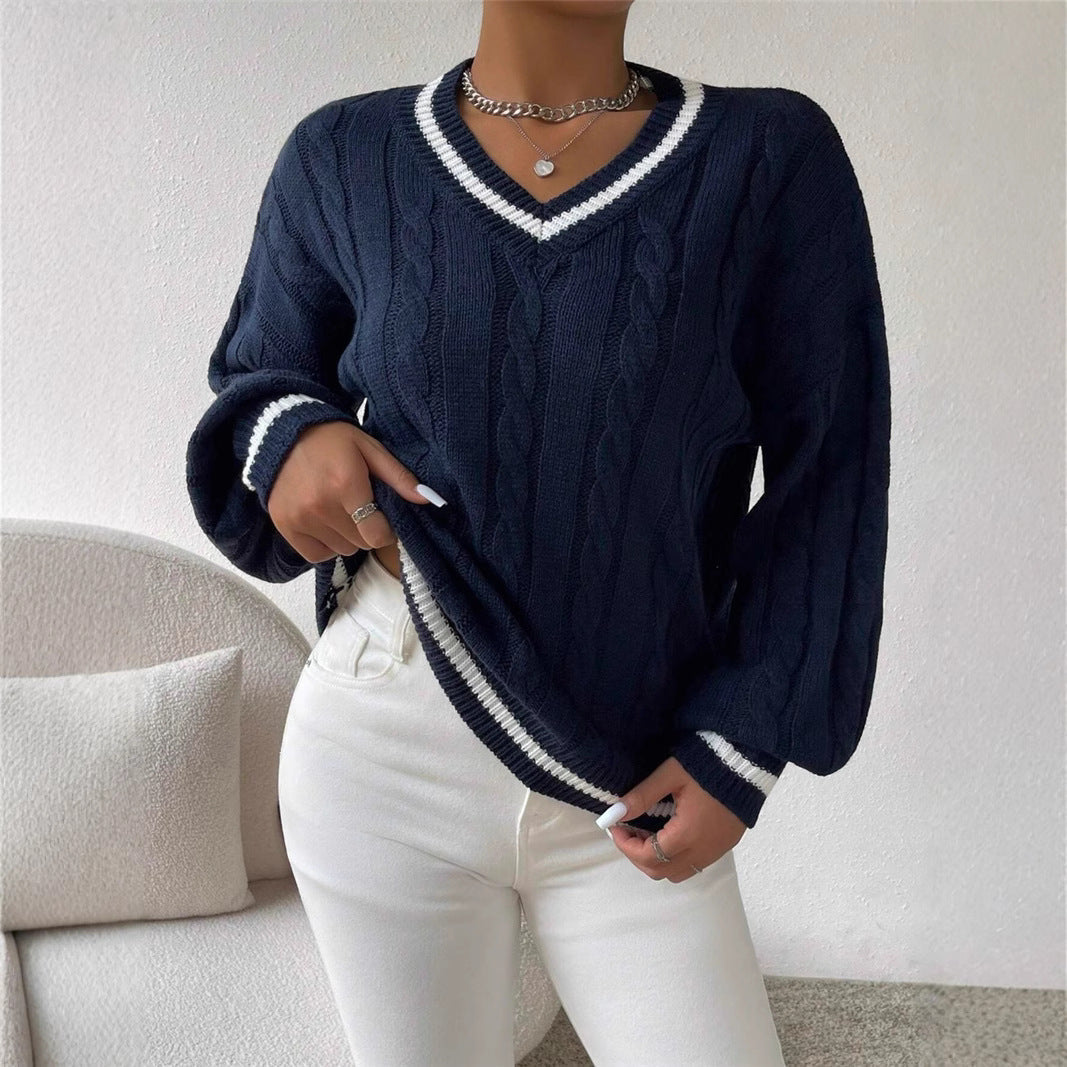 IRIS | Elegant V-Neck Sweater